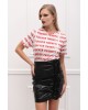 SUZETTE CROCO MINI SKIRT