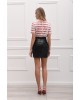 SUZETTE CROCO MINI SKIRT